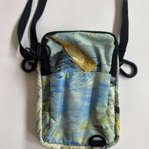 Authentic Off-White SS19 Monet Impressionist Printed Shell Messenger Bag